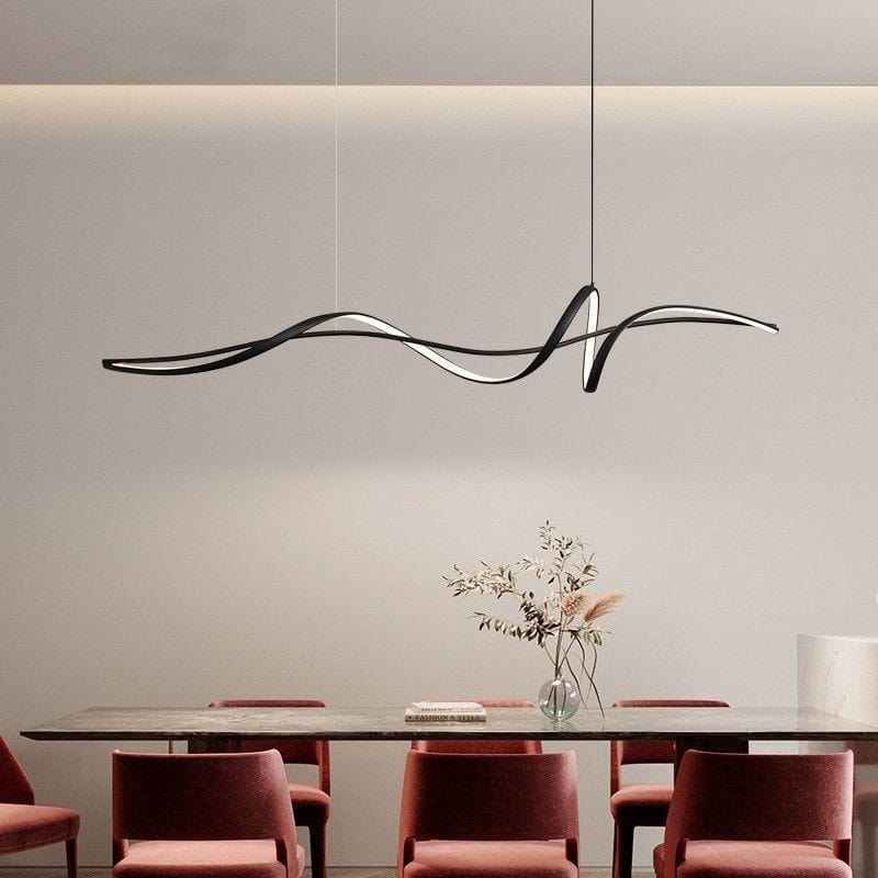 Modern LED Aluminum Chandelier for Dining Room - Simple Home Decor Norenza