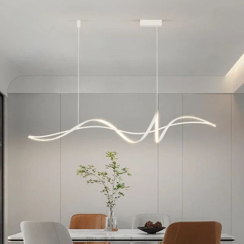 Modern LED Aluminum Chandelier for Dining Room - Simple Home Decor Norenza