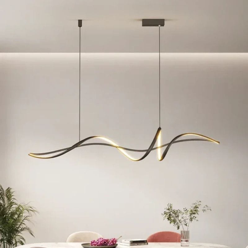 Modern LED Aluminum Chandelier for Dining Room - Simple Home Decor Norenza