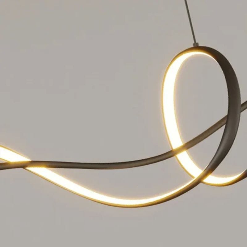 Modern LED Aluminum Chandelier for Dining Room - Simple Home Decor Norenza