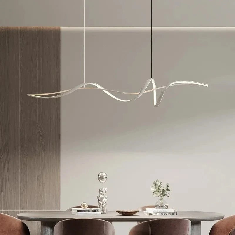 Modern LED Aluminum Chandelier for Dining Room - Simple Home Decor Norenza