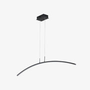 Modern LED Arc Design Chandelier Black Norenza
