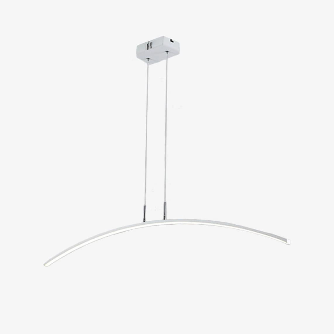Modern LED Arc Design Chandelier White Norenza