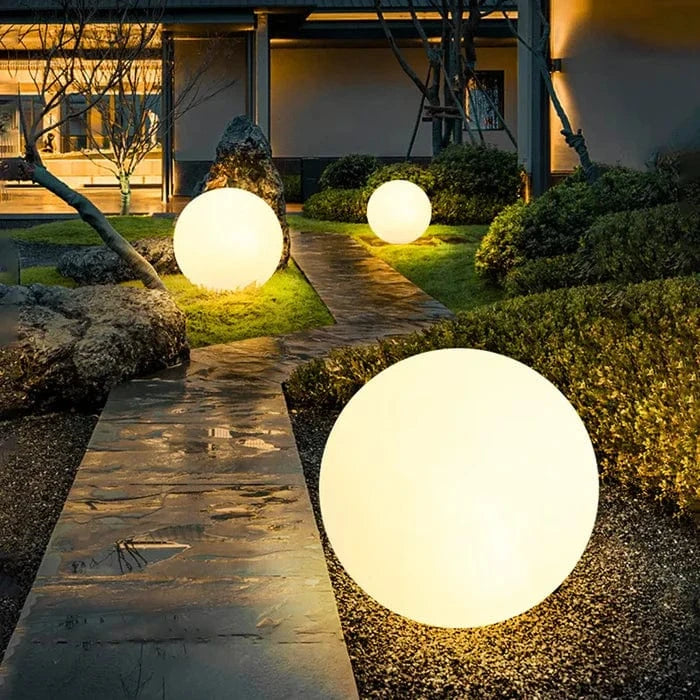 Modern LED Ball Floor Lamp for Indoor and Outdoor Decor Norenza