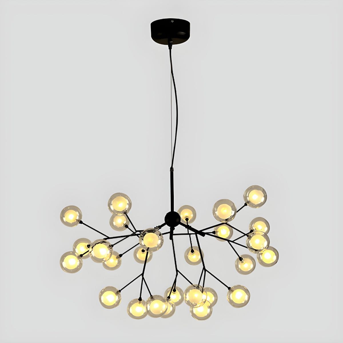 Modern LED Branch Tree Chandelier with Glass Orbs Gold / 27 lights Norenza