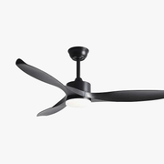 Modern LED Ceiling Fan with Remote Control and Light Black / 42" Norenza