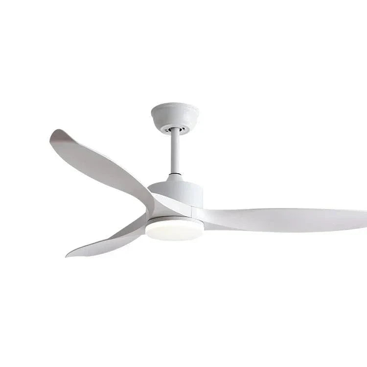 Modern LED Ceiling Fan with Remote Control and Light White / 42" Norenza