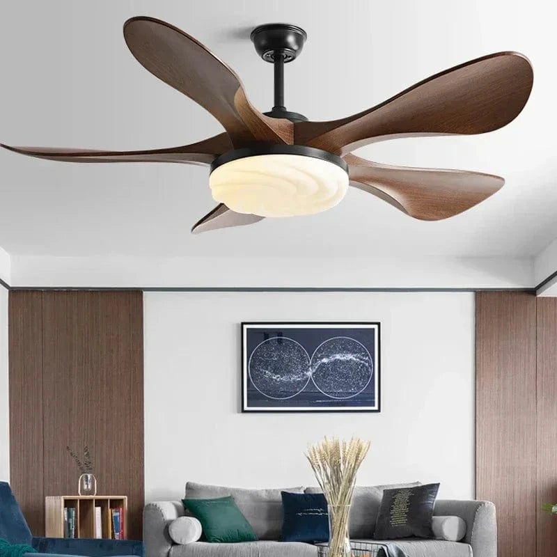 Modern LED Ceiling Fan with Silent Light for Living Room and Restaurant 58" Norenza