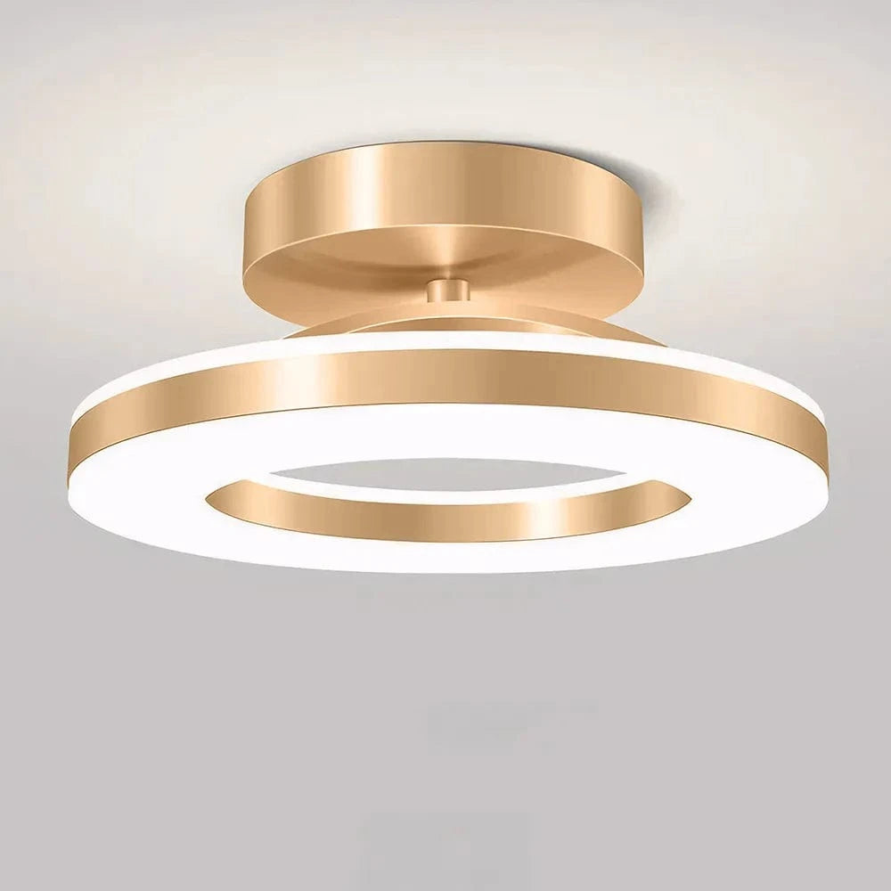 Modern LED Ceiling Light Fixture for Home Interior Decoration Gold Norenza