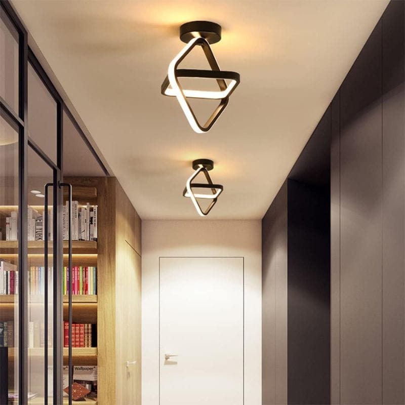 Modern LED Ceiling Light with Metal Square Norenza