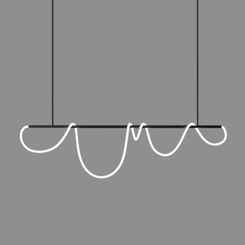 Modern LED Chandelier for Indoor Lighting Black / 59" (150 cm) Norenza