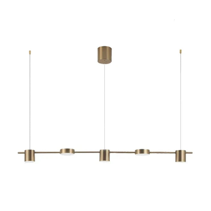 Modern LED Chandelier with Multiple Metal Spots - Ainoa Norenza