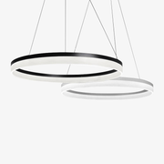 Modern LED Circle Pendant Light White / 1 ring – 23.6" Norenza