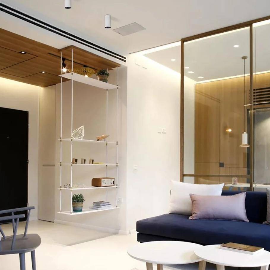 Modern LED Cylinder Spotlight in Black or White Norenza