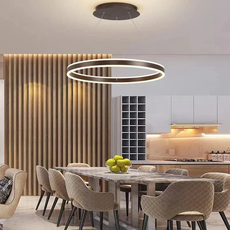 Modern LED Dimmable Ring Design Chandelier Norenza