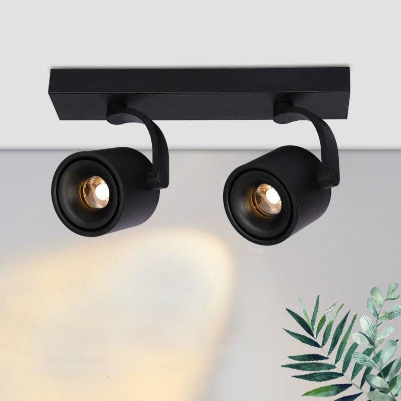 Modern LED Double Cone Spotlight with Rotating Body Norenza