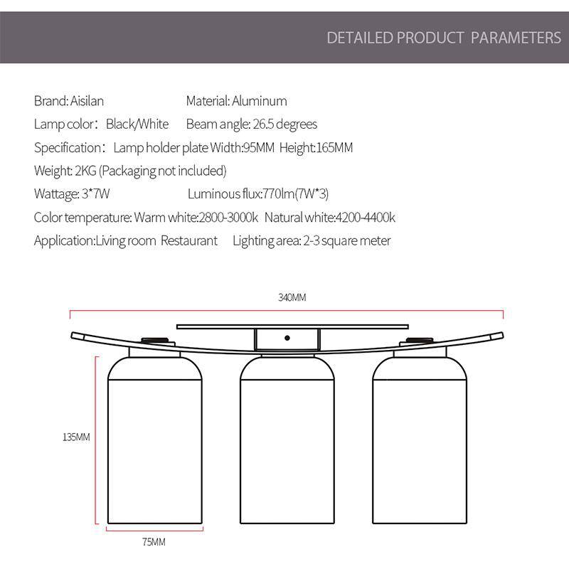 Modern LED Downlight Spotlight Ceiling Fixture Norenza