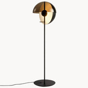Modern LED Floor Lamp with Changeable Globe Design Black Norenza