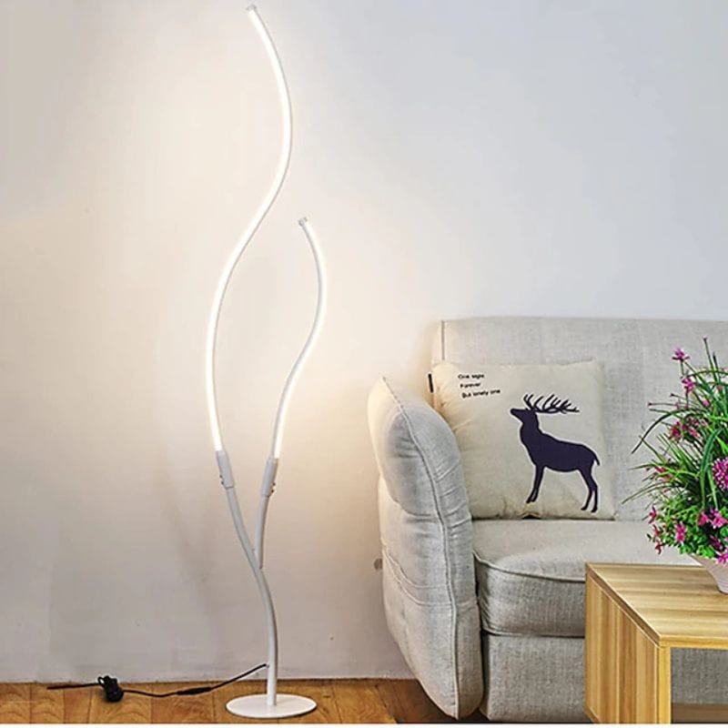 Modern LED Floor Lamp with Remote Control and Dimmable Brightness Norenza