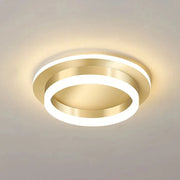 Modern LED Indoor Ceiling Light for Hallways, Stairs, and More Gold / Circle Norenza