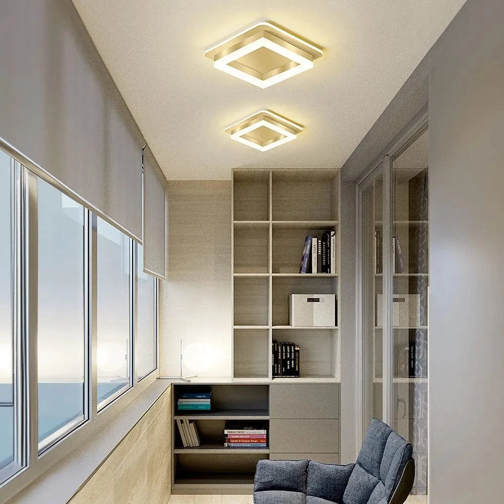 Modern LED Indoor Ceiling Light for Hallways, Stairs, and More Norenza
