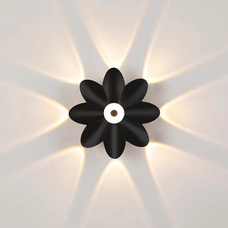 Modern LED Indoor Wall Sconce Black Norenza