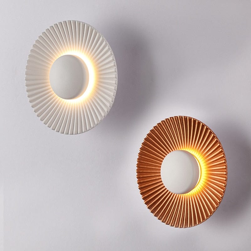 Modern LED Metal Sun-Shaped Wall Sconce Norenza