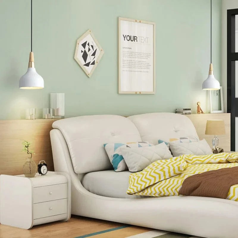 Modern LED Pendant Light with Colorful Metal Shade Norenza