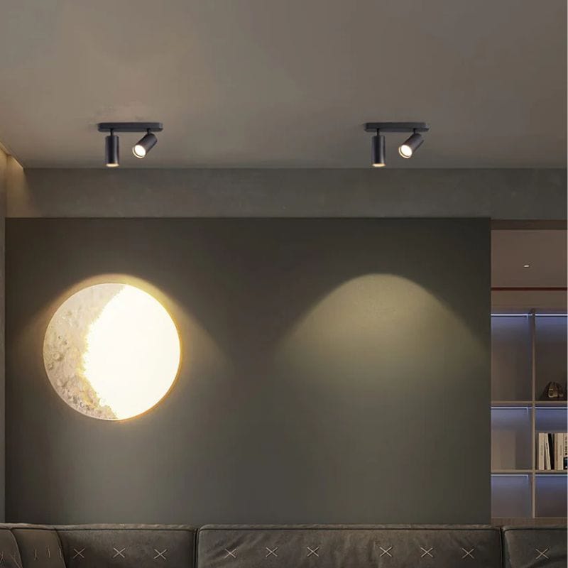 Modern LED Spot Light with Multiple Metal Cylinders Norenza