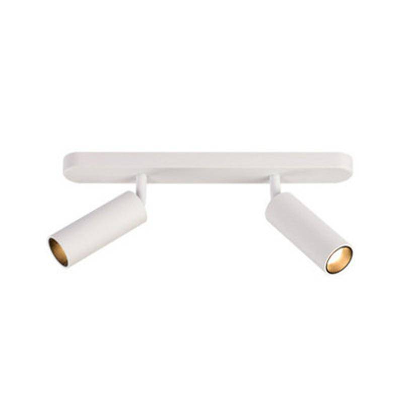 Modern LED Spot Light with Multiple Metal Cylinders White Norenza