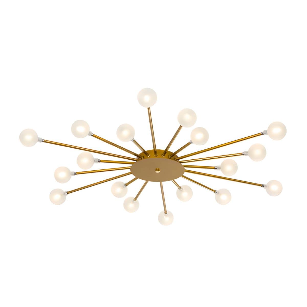 Modern LED Sun-Shaped Ceiling Light with Janira Beads Norenza