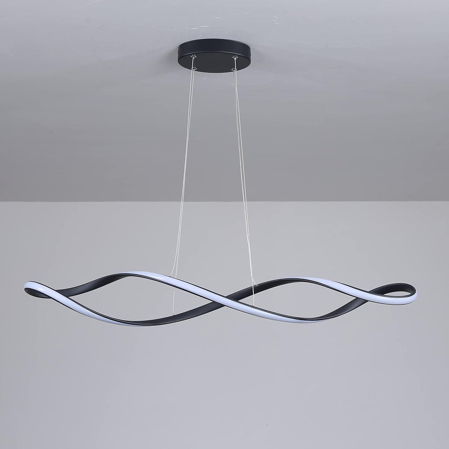 Modern LED Suspension Chandelier with Remote/App Control Norenza
