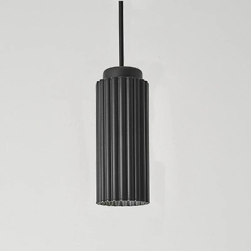 Modern LED Suspension Light with Colorful Tube Shade Kinna Black Norenza