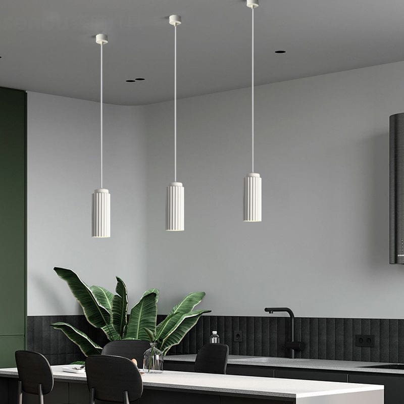 Modern LED Suspension Light with Colorful Tube Shade Kinna Norenza