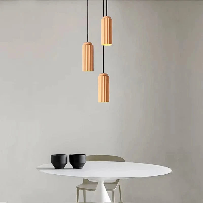 Modern LED Suspension Light with Colorful Tube Shade Kinna Norenza