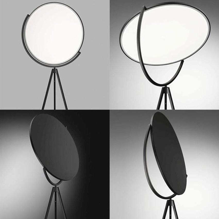 Modern LED Tripod Floor Lamp with Round Shade Loon Norenza