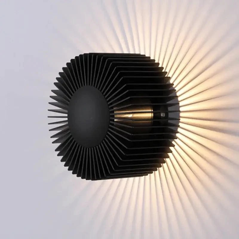 Modern LED Wall Sconce Black Norenza