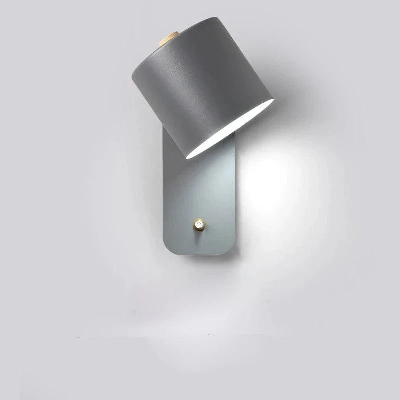 Modern LED Wall Sconce for Indoor Stair Lighting - Nordic Design Gray / 1 light Norenza