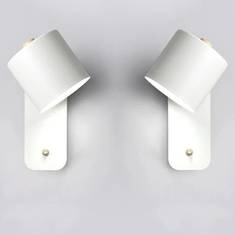 Modern LED Wall Sconce for Indoor Stair Lighting - Nordic Design White / 2 lights Norenza