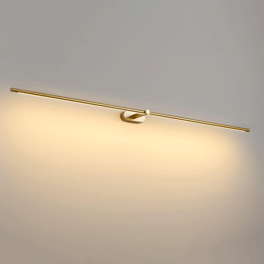 Modern LED Wall Sconce for Large Mirror Aleena Gold / 27" (68 cm) Norenza
