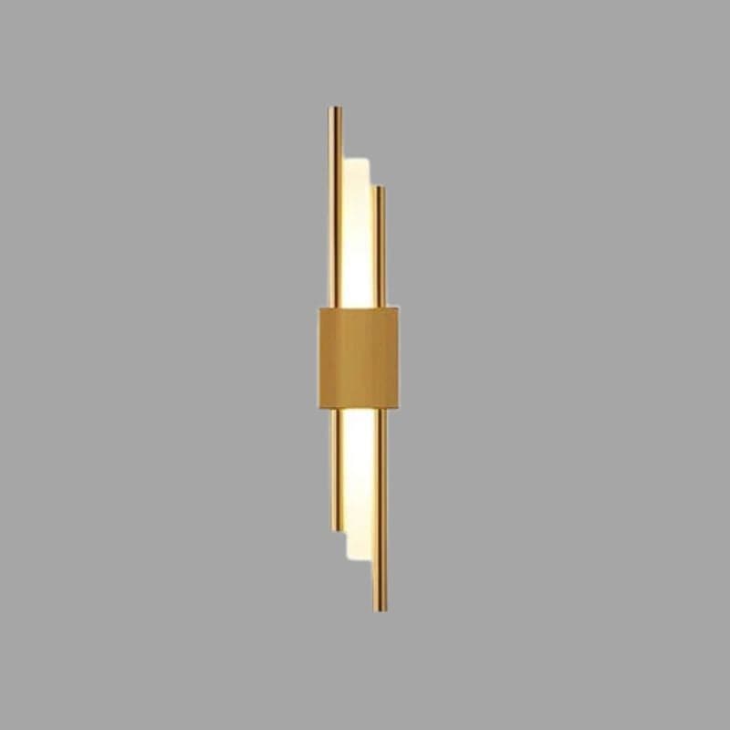Modern LED Wall Sconce - Long Strip Design Gold / Left Norenza