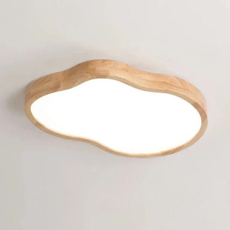 Modern LED Wood Ceiling Light Fixture Large Norenza