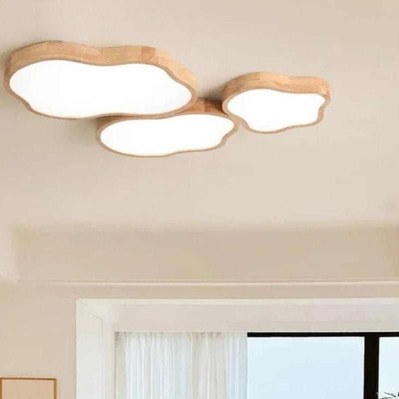 Modern LED Wood Ceiling Light Fixture Norenza