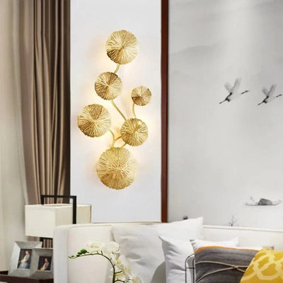 Modern Lotus Leaf Wall Sconce