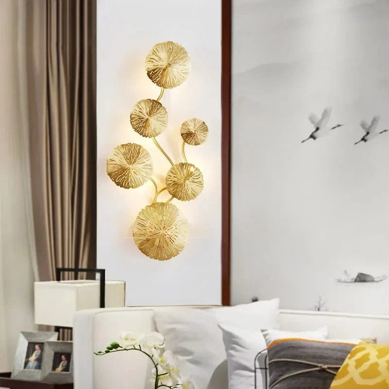 Modern Lotus Leaf Wall Sconce Norenza