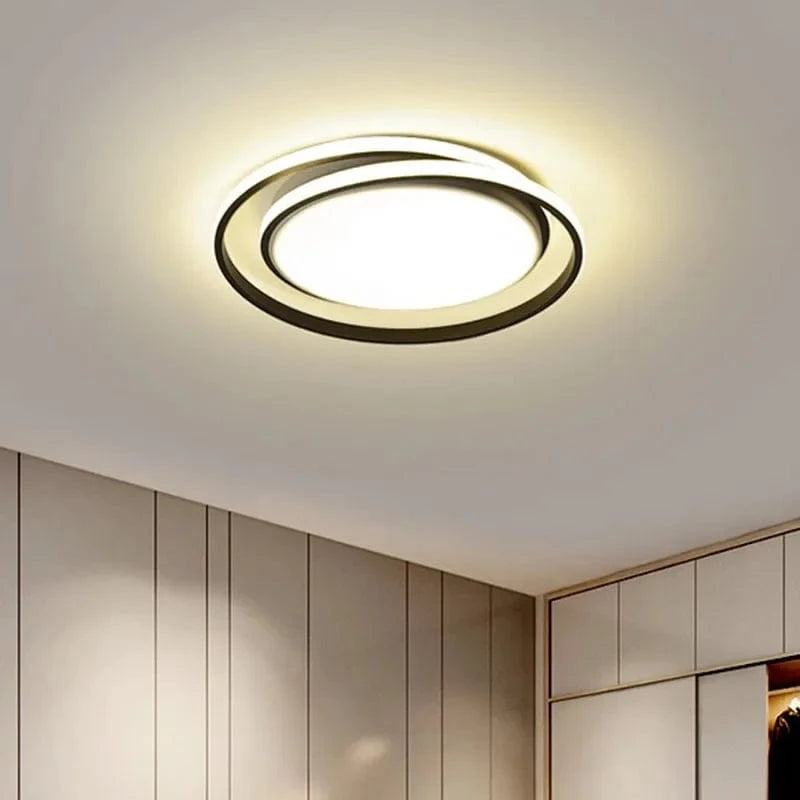 Modern Luxury LED Ceiling Light for Elegant Interior Design black Norenza