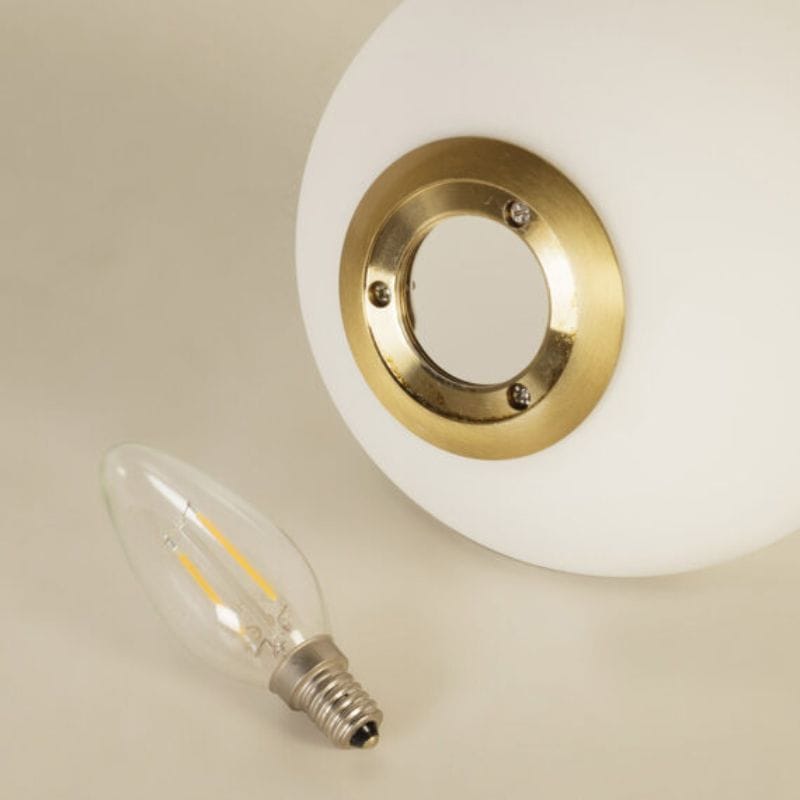 Modern Marble Globe Table Lamp – Minimalist LED Design Norenza