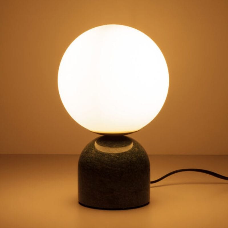 Modern Marble Globe Table Lamp – Minimalist LED Design Norenza