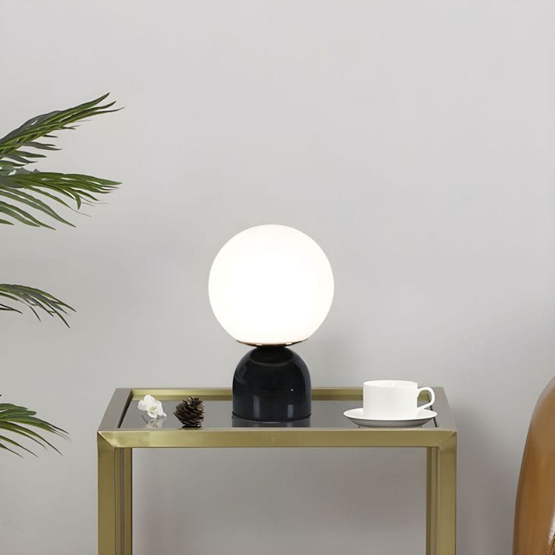 Modern Marble Globe Table Lamp – Minimalist LED Design Norenza