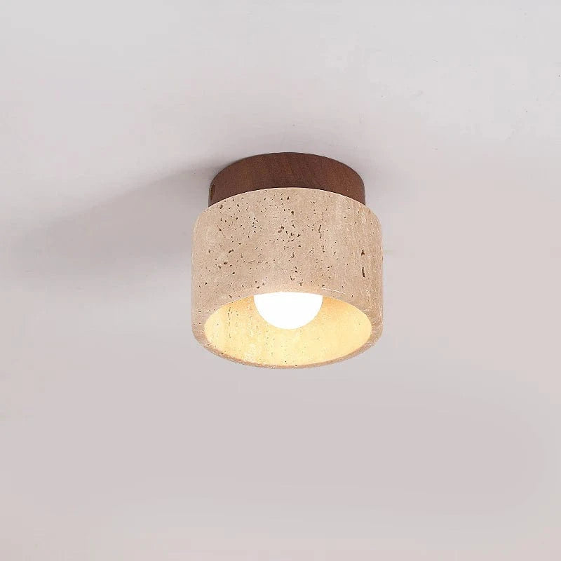 Modern Marble LED Ceiling Light for Entrance Decor Round Norenza
